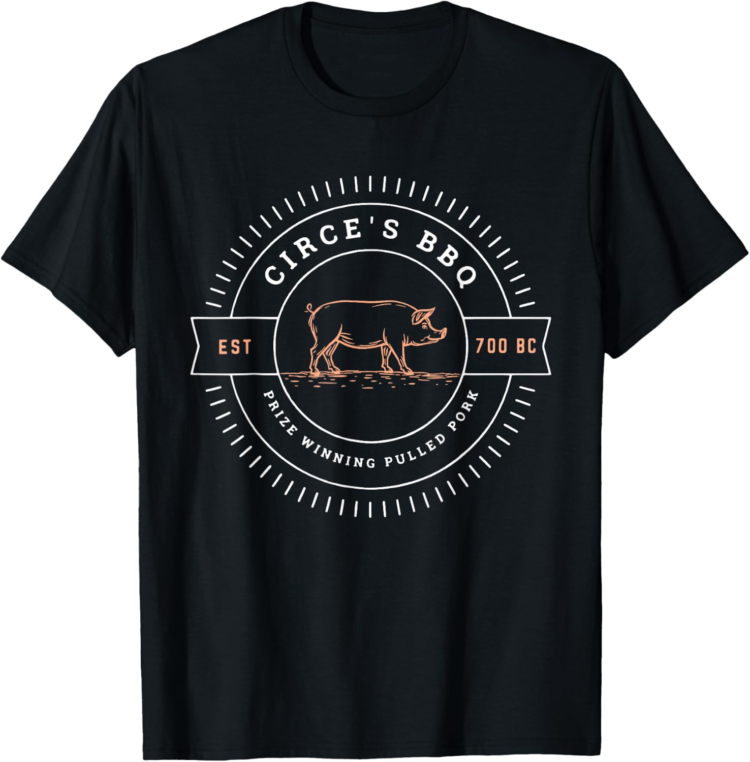 Circe's BBQ Funny Greek Mythology T-Shirt - T-Shirt | Black
