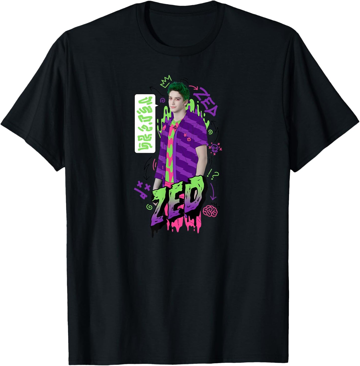 Zombies 2 - Zombie Zed T-Shirt - T-Shirt | Black