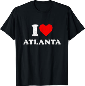 I Heart Atlanta Souvenir I Love Atlanta T-Shirt - T-Shirt | Black