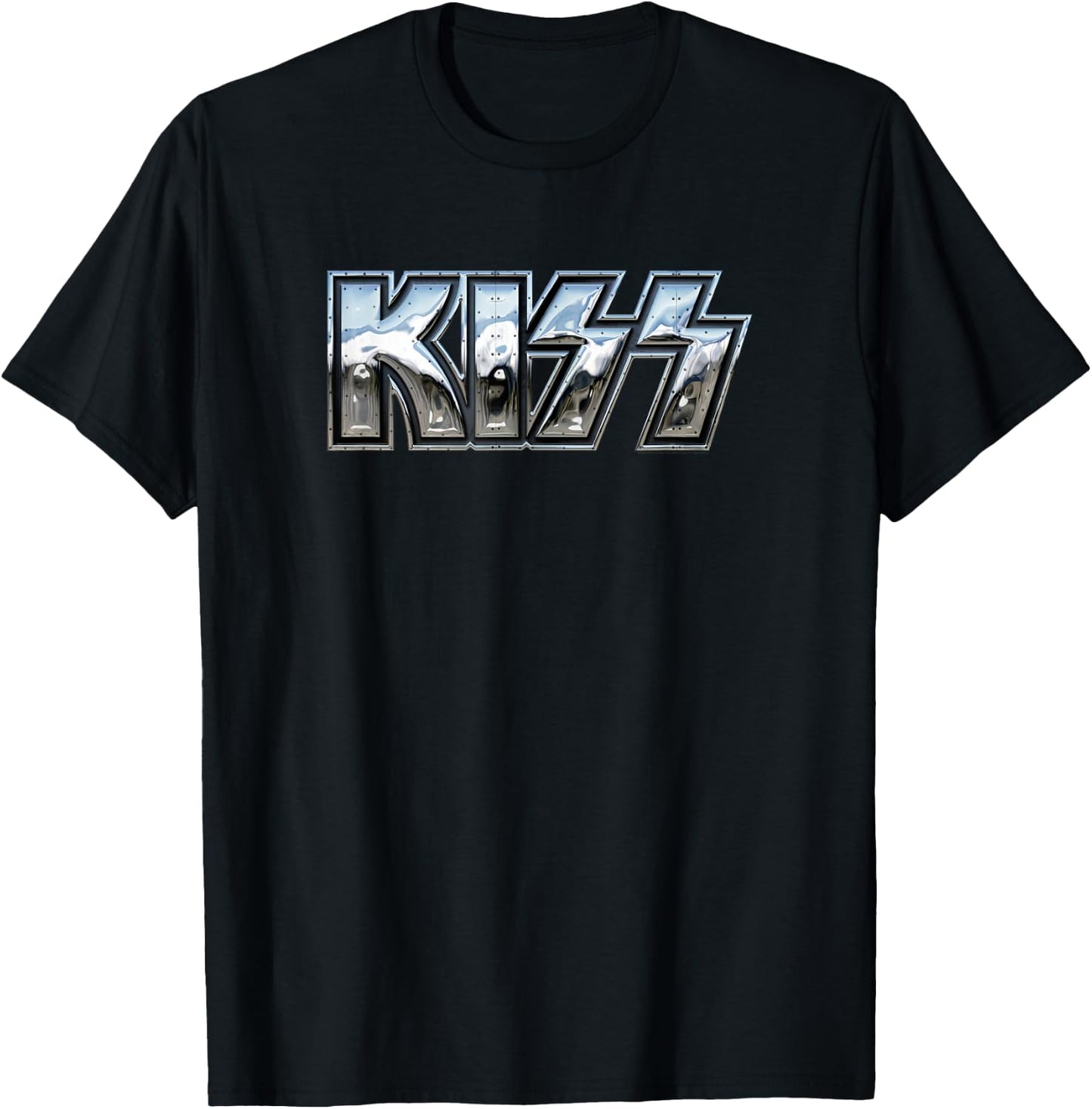 KISS - Heavy Metal Logo T-Shirt - T-Shirt | Black