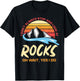 I Dont Always Stop And Look At Rocks Funny Retro Geology T-Shirt - T-Shirt | Black