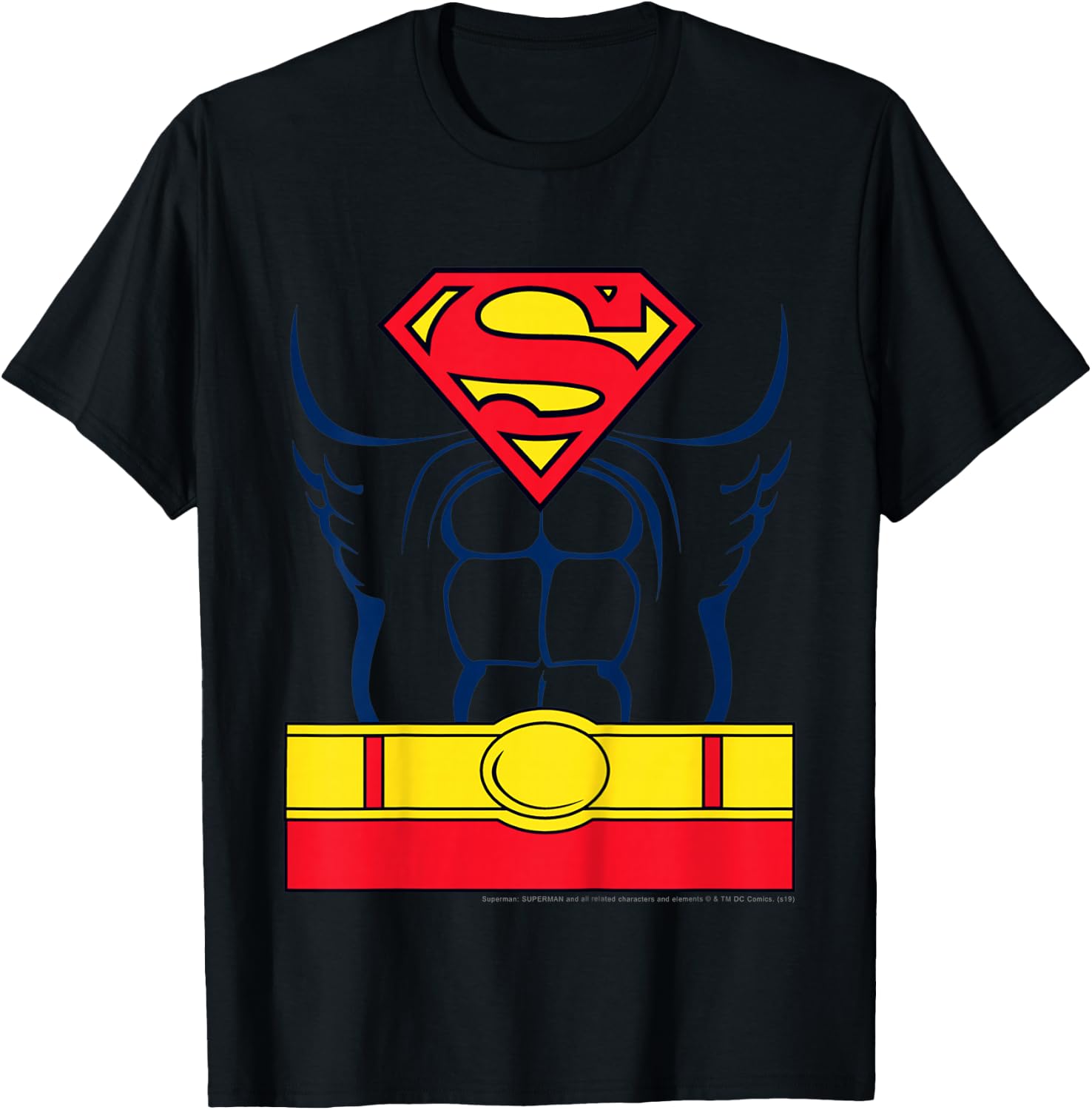Kids DC Comics Superman Costume T-Shirt - T-Shirt | Black
