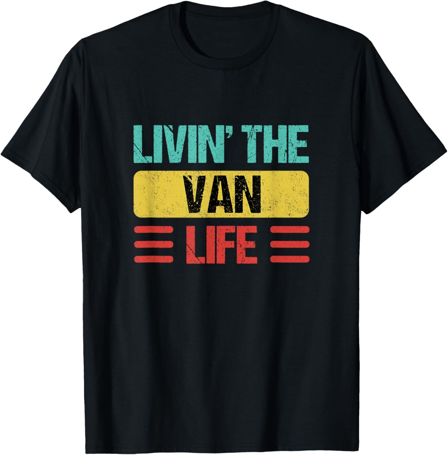 Van Name T-Shirt - T-Shirt | Black