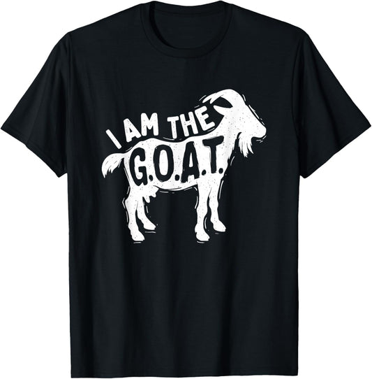 I Am The Goat - Farm Animal Lover Rancher Farmer Farming T-Shirt - T-Shirt | Black