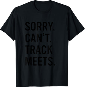 Track and Field Funny Saying Track Meet T-Shirt - T-Shirt | Black