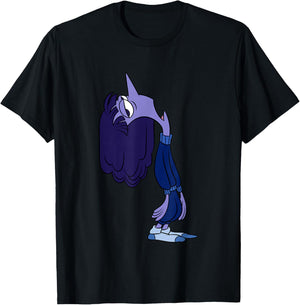 Disney Pixar Inside Out 2 Ennui Laziness Big Chest Portrait T-Shirt - T-Shirt | Black