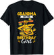 Grandma Of The Birthday Girl Monkey T-Shirt - T-Shirt | Black