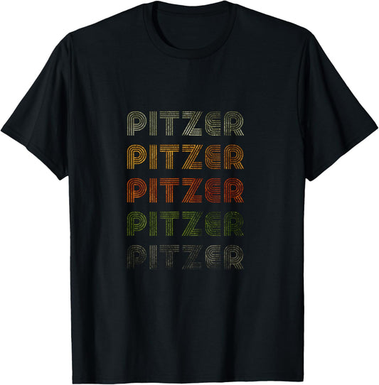 Love Heart Pitzer Grunge Vintage Style Black Pitzer T-Shirt - T-Shirt | Black