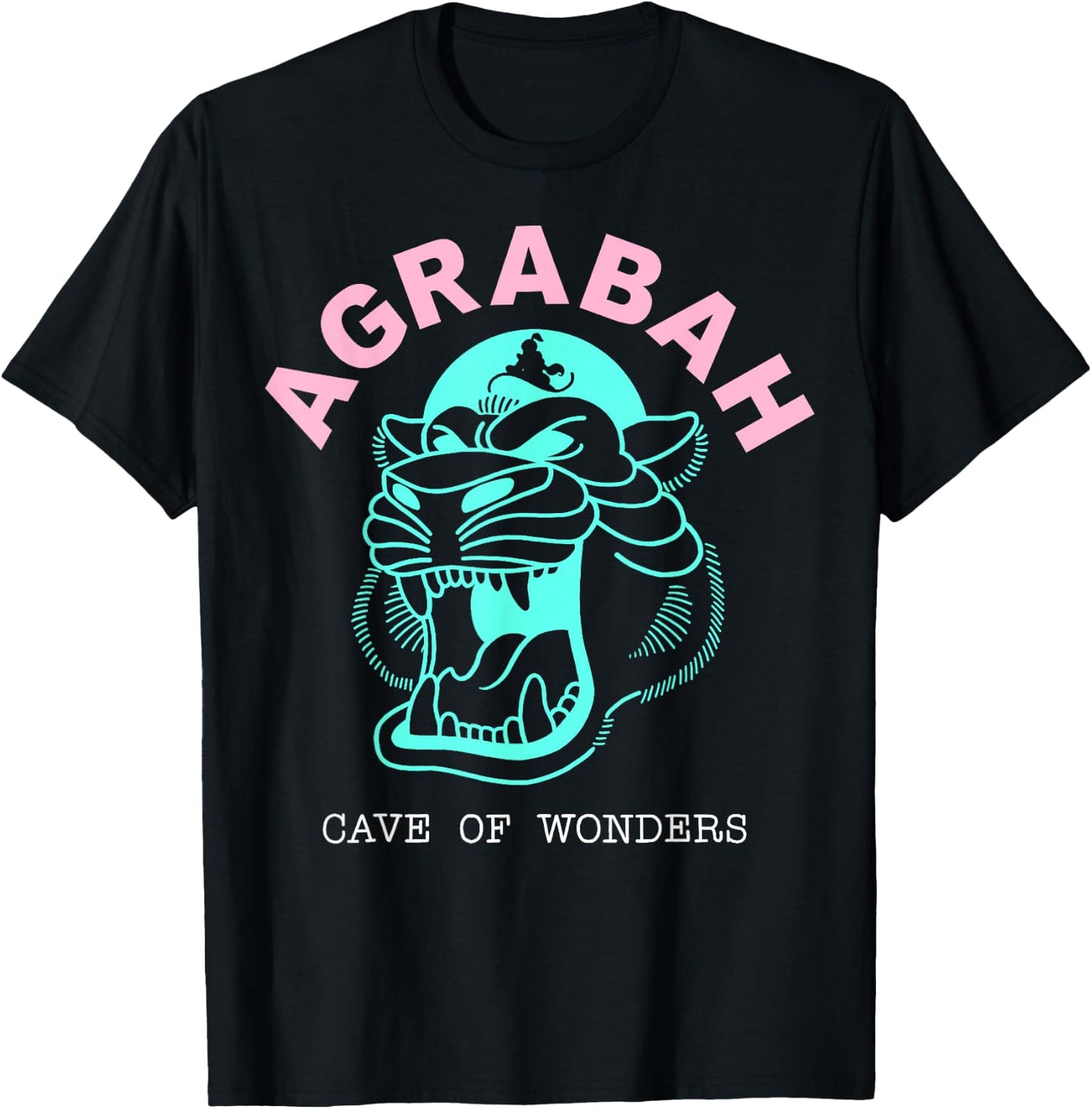 Disney Aladdin Agrabah Tiger Cave Of Wonders T-Shirt - T-Shirt | Black