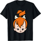 Kids The Flintstones Pebbles Big Face T-Shirt - T-Shirt | Black