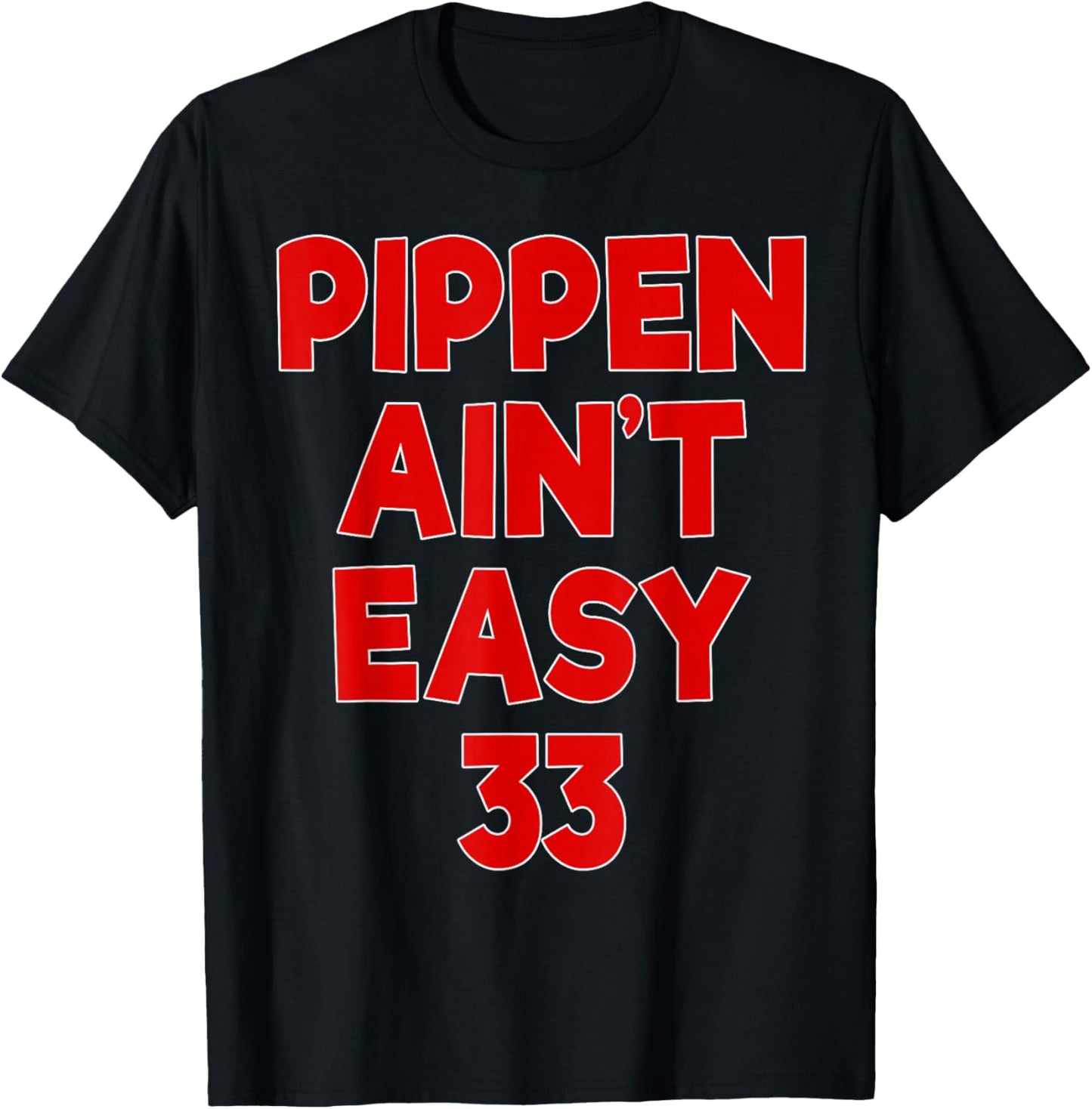Pimping Pippen Funny Gift Black Adult Men's Modern Casual Sports T-Shirt - T-Shirt | Black