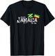 Jamaica a Love Rastafari Flag T-Shirt - T-Shirt | Black
