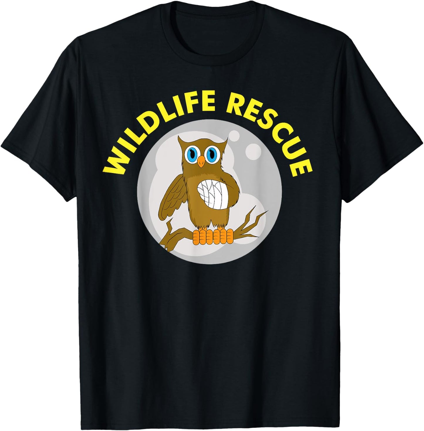 WILDLIFE ANIMAL RESCUE | Animal rights T-Shirt - T-Shirt | Black