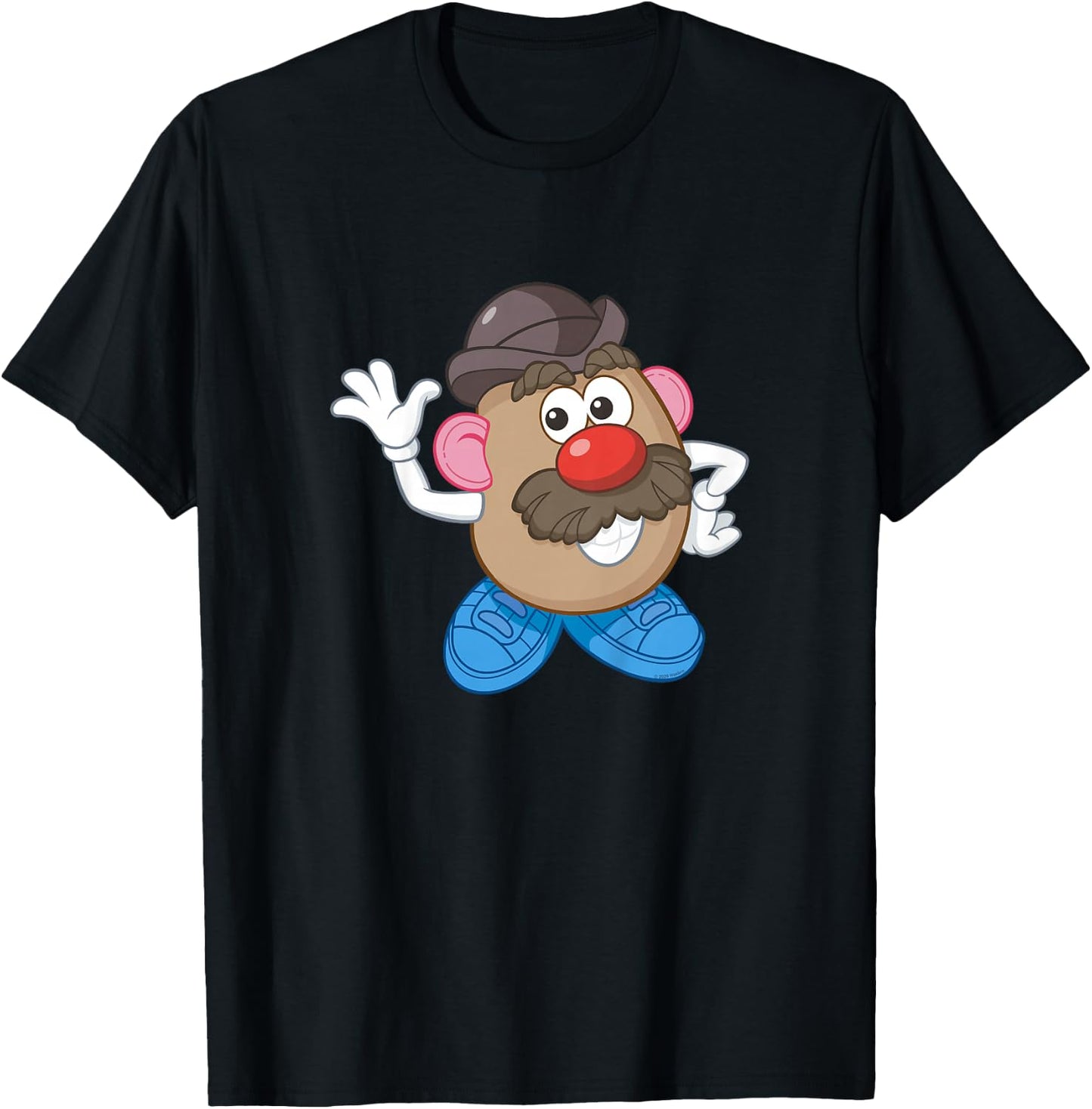 Mr. Potato Head Big Vintage Character Wave T-Shirt - T-Shirt | Black
