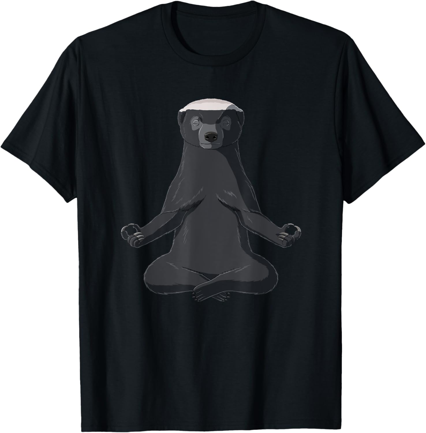 Yoga Honey Badger T-Shirt - T-Shirt | Black