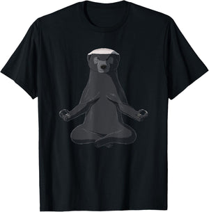 Yoga Honey Badger T-Shirt - T-Shirt | Black