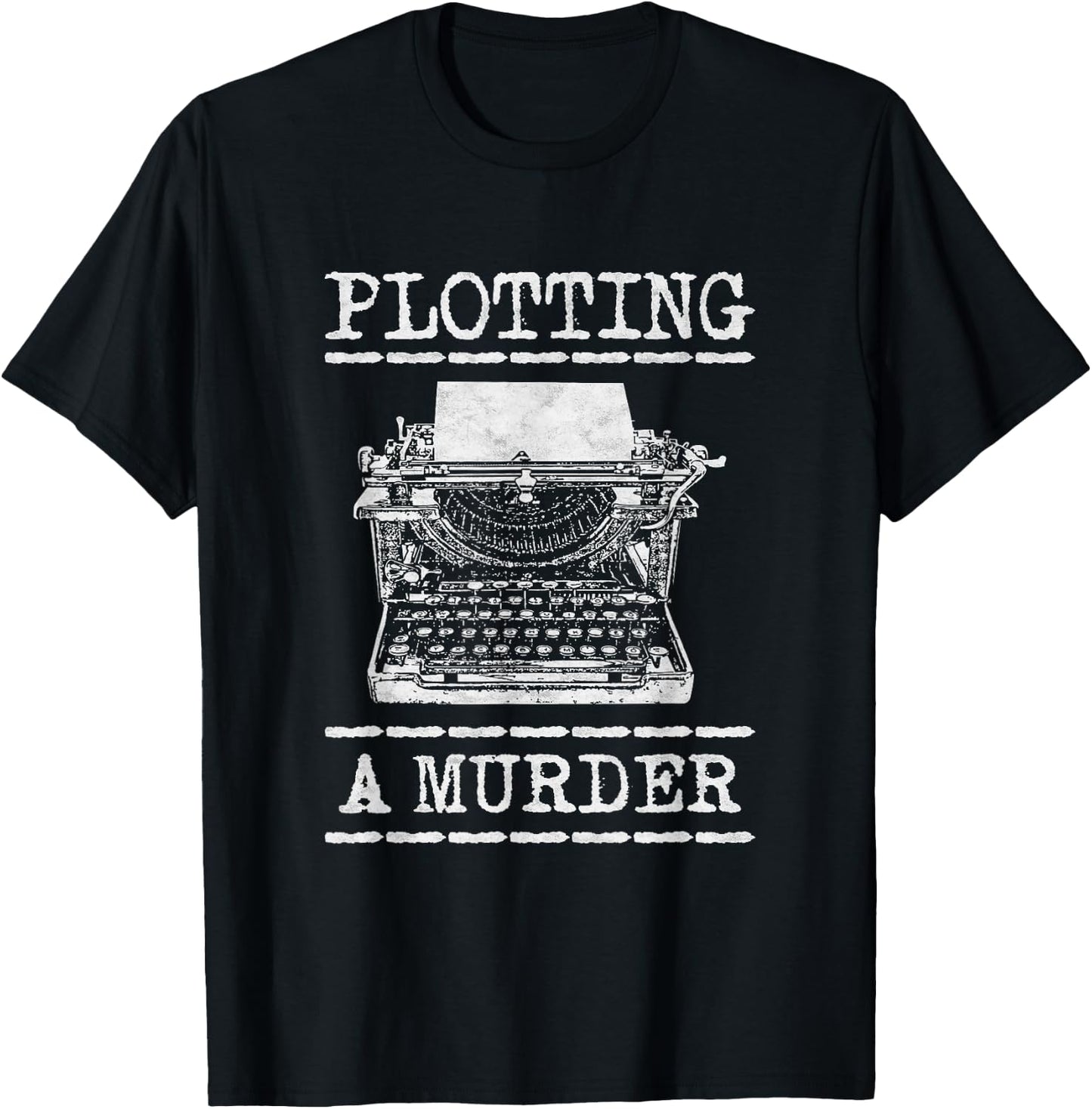 Plotting A Murder T-Shirt - T-Shirt | Black