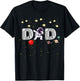 Father's Day Dad Astronaut Space Birthday Planets Daddy T-Shirt - T-Shirt | Black