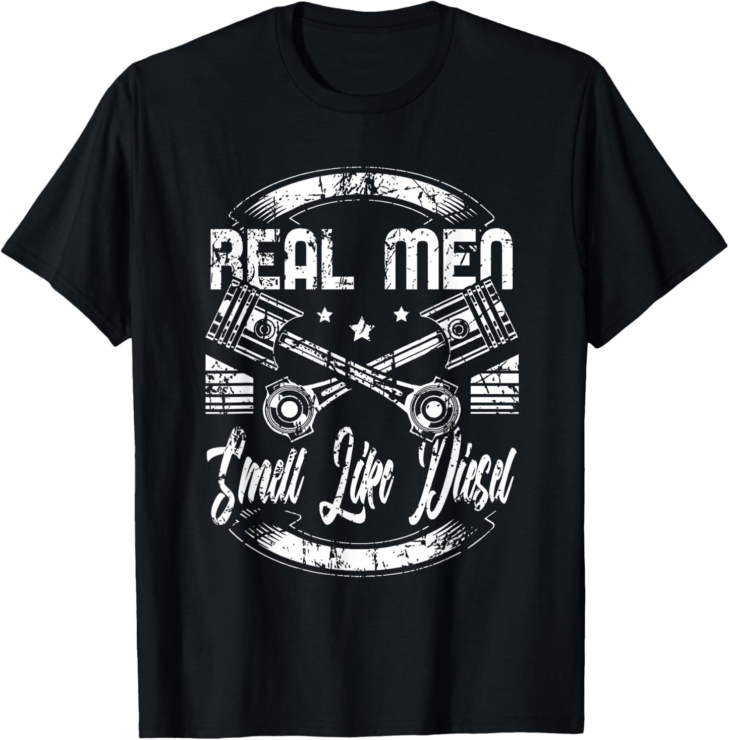Real Men Smell like Diesel Mechanic Men T-Shirt - T-Shirt | Black