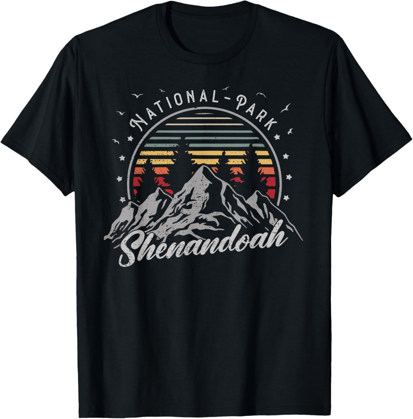 Retro Shenandoah National Park US Vintage Shenandoah T-Shirt - T-Shirt | Black