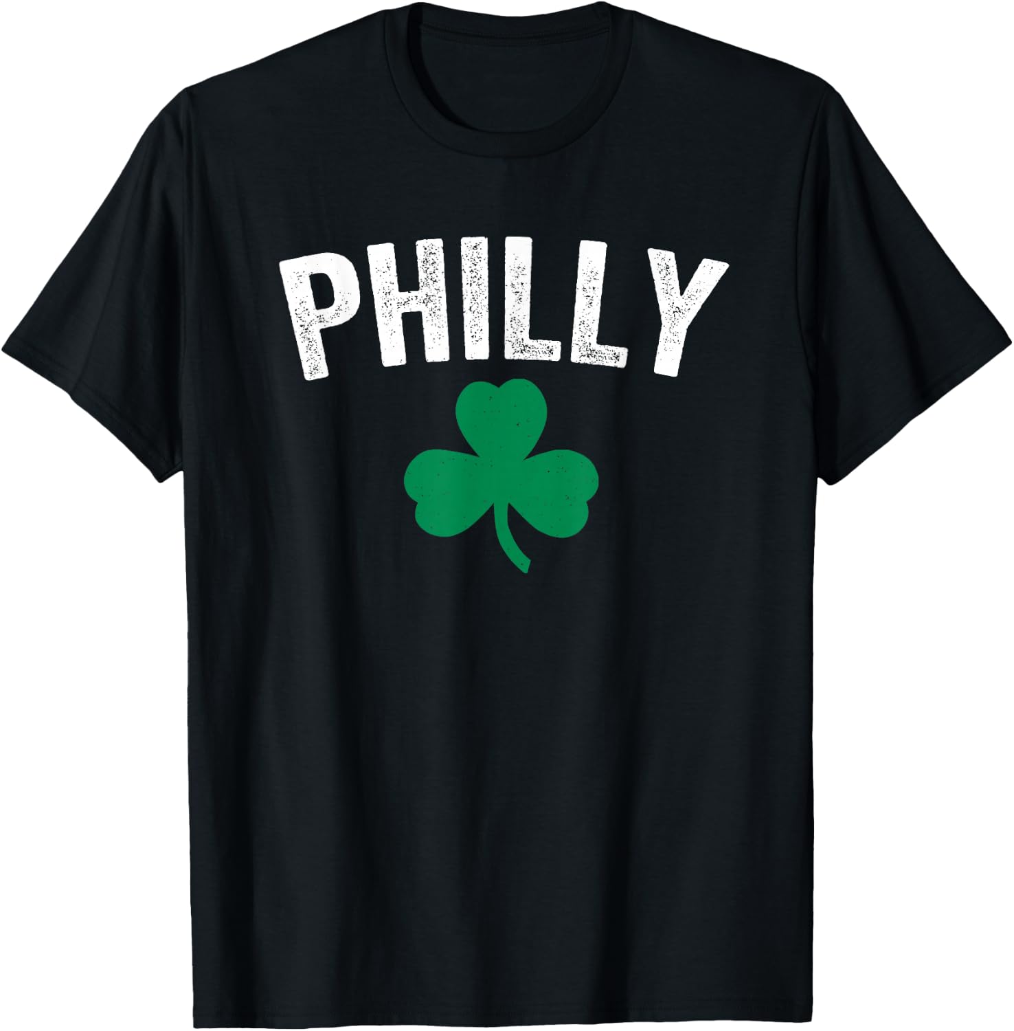 Philadelphia St. Patrick's Philly Irish Shamrock Party Gift T-Shirt - T-Shirt | Black