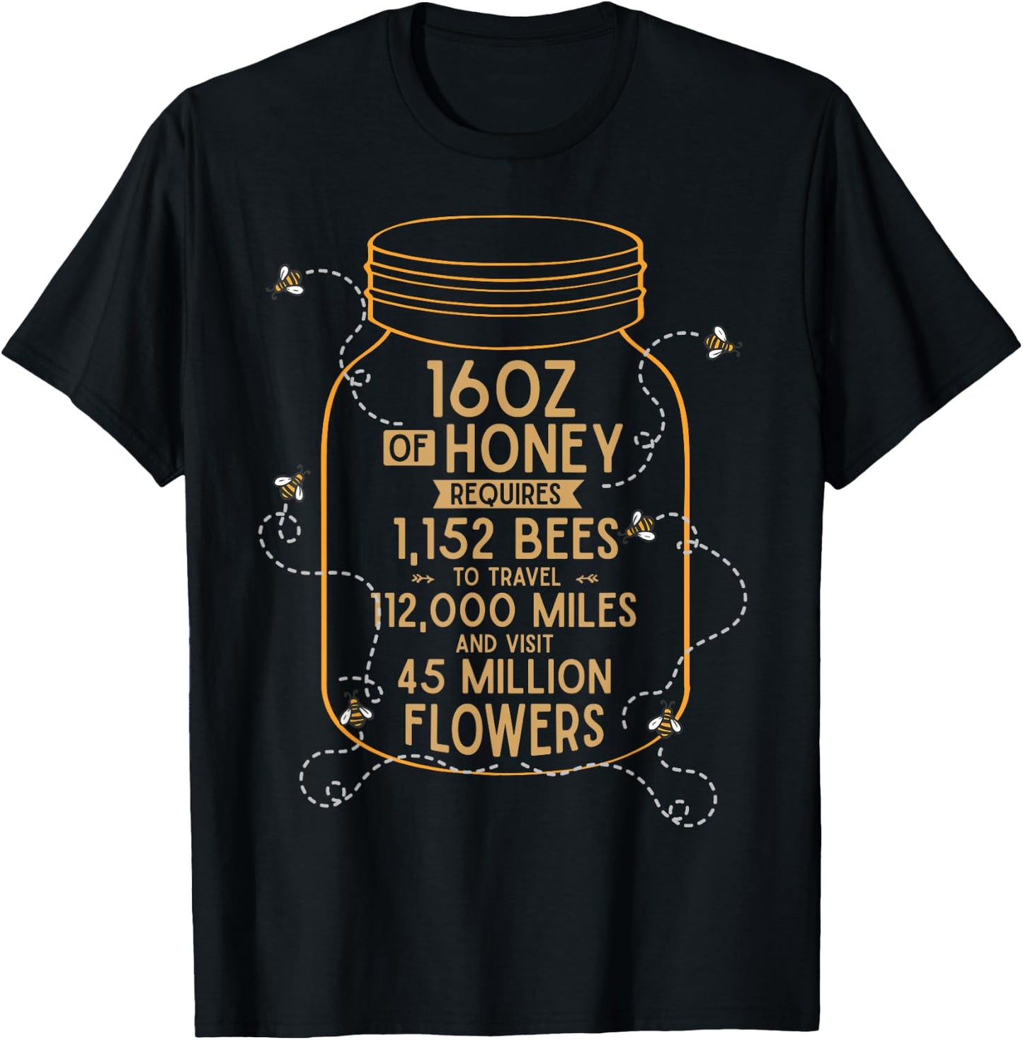 Beekeeper Shirt Honey Pollen Beekeeping Bee T-Shirt - T-Shirt | Black