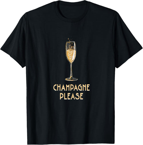 Champagne and Prosecco – Champagne Please , Black, Female X-Small