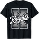Knights football Knights baseball Knights basketball Knights T-Shirt - T-Shirt | Black