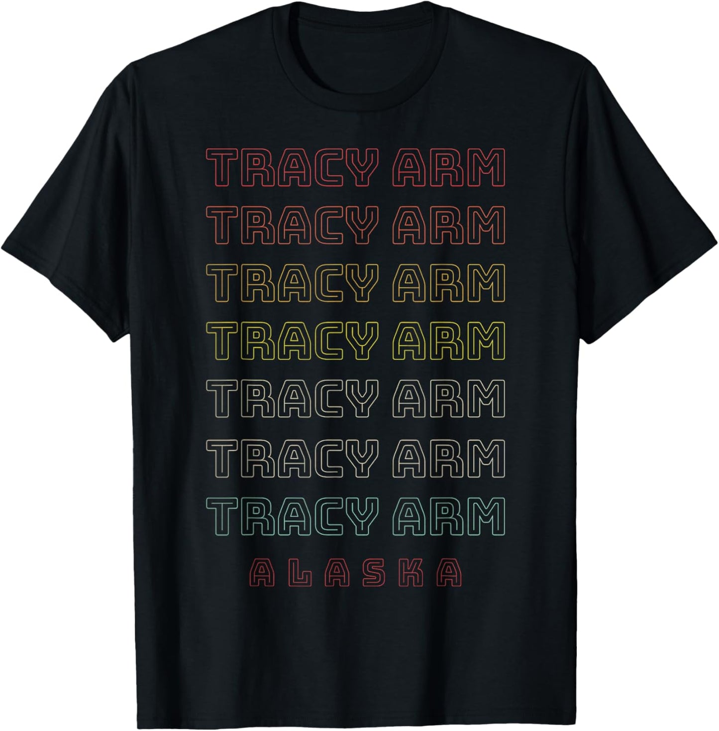 Tracy Arm Alaska T-Shirt - T-Shirt | Black
