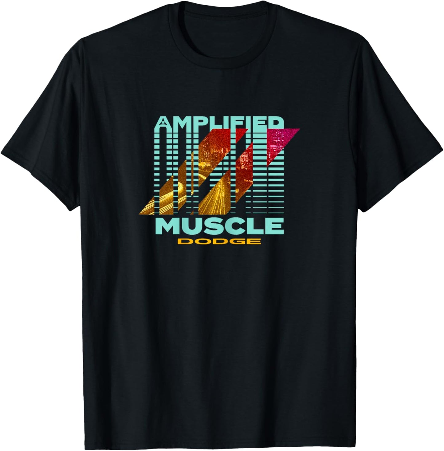 Dodge Amplified Muscle T-Shirt - T-Shirt | Black