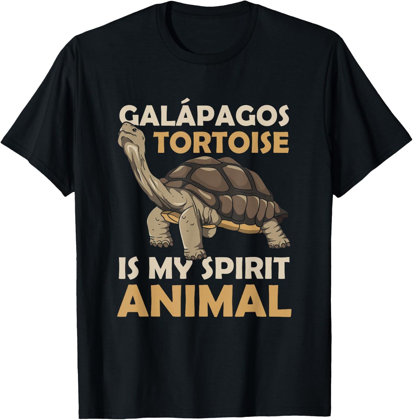 Galápagos Tortoise Is My Spirit Animal Galápagos Islands T-Shirt - T-Shirt | Black