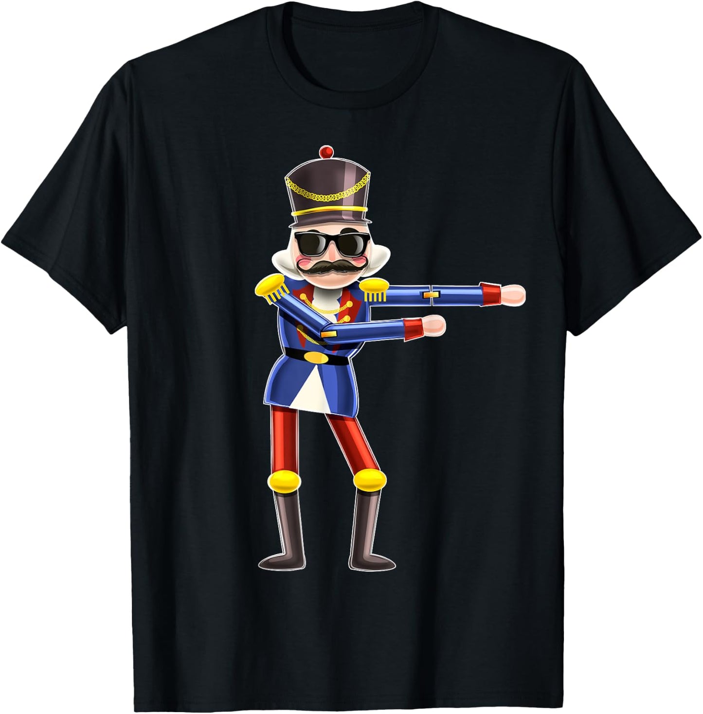 Flossing Nutcracker Shirt Nutcracker Christmas Gift Kids T-Shirt - T-Shirt | Black