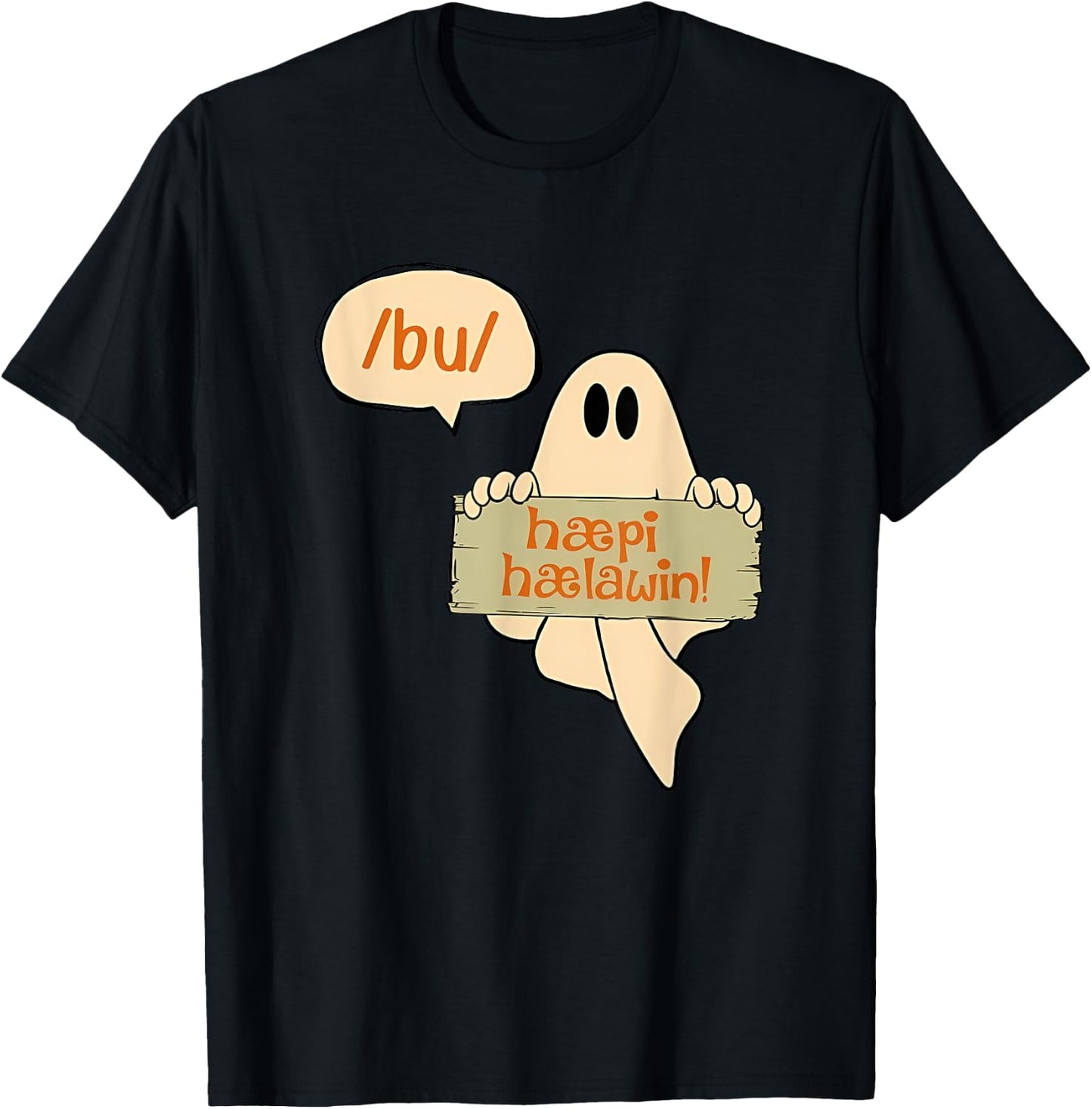 Speech Therapist Halloween shirt SLP Halloween Phonetics T-Shirt - T-Shirt | Black
