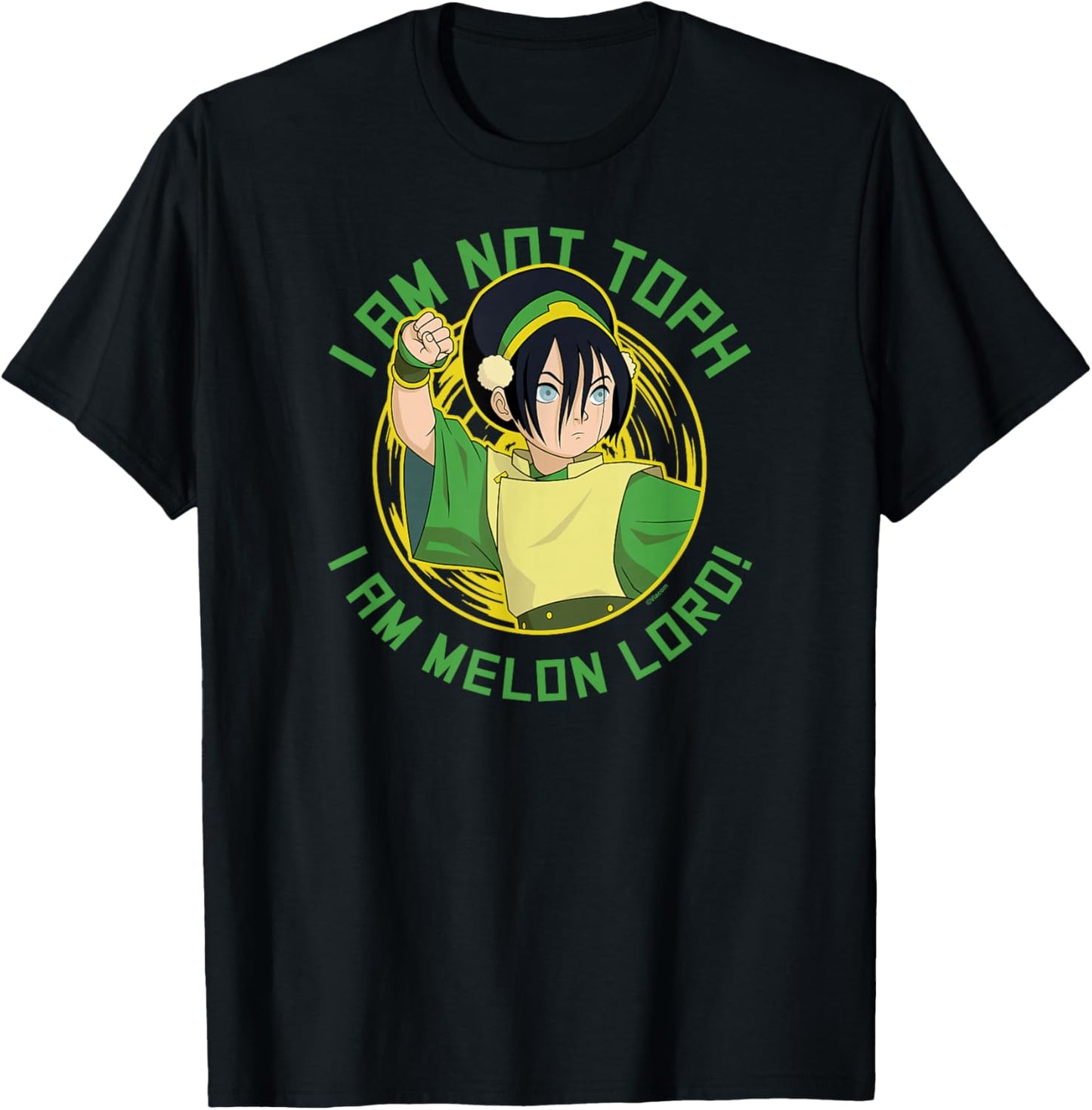 Avatar The Last Airbender - Toph I Am Melon Lord T-Shirt - T-Shirt | Black