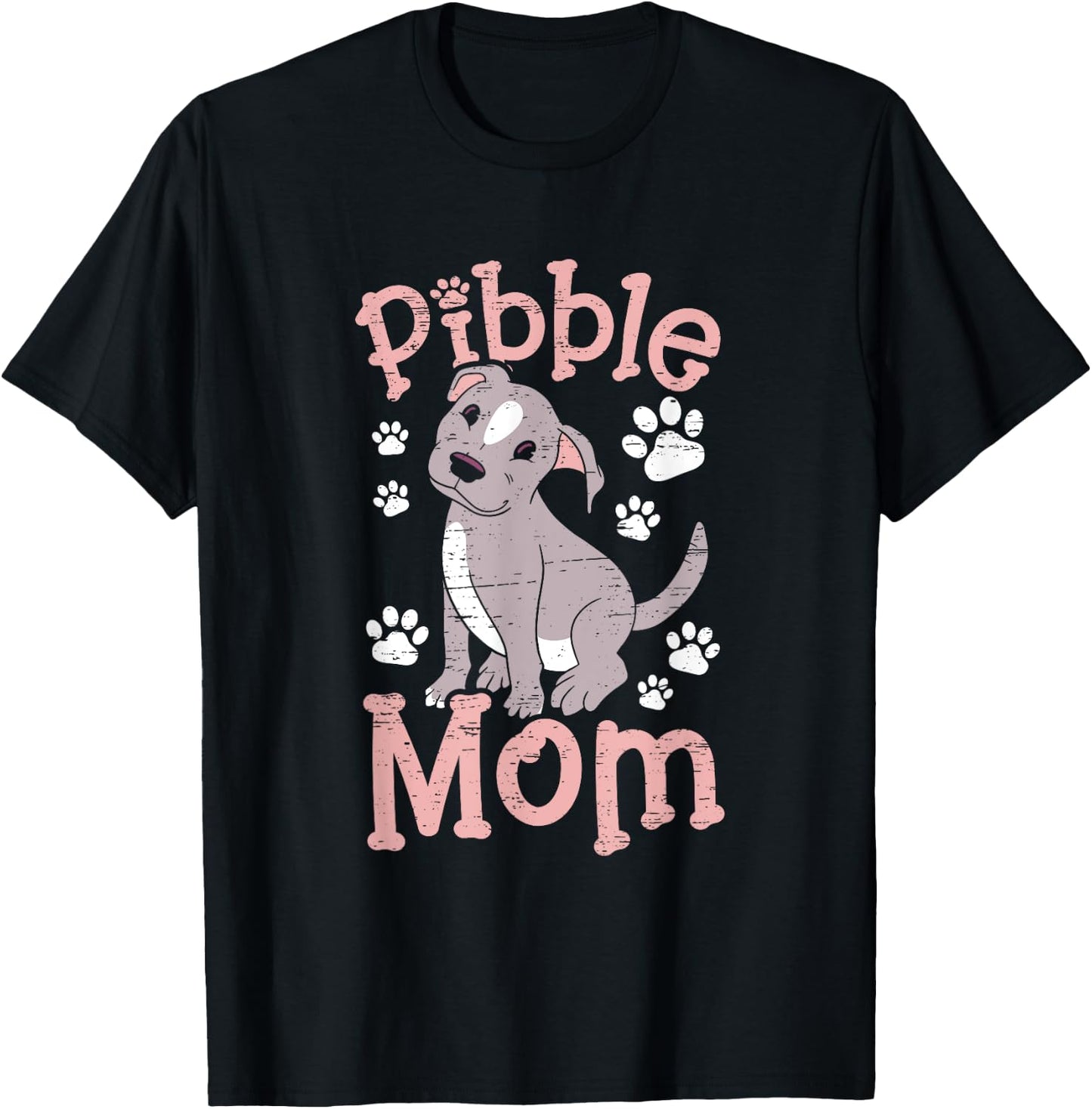 Pibble Mom T-Shirt - T-Shirt | Black