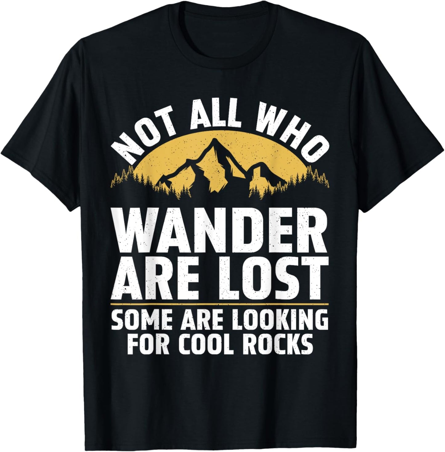Rock Collecting Art Women Rockhound Rock Collector T-Shirt - T-Shirt | Black