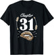 Chapter 31 31st Birthday Party Thirty One Years Old Gift T-Shirt - T-Shirt | Black