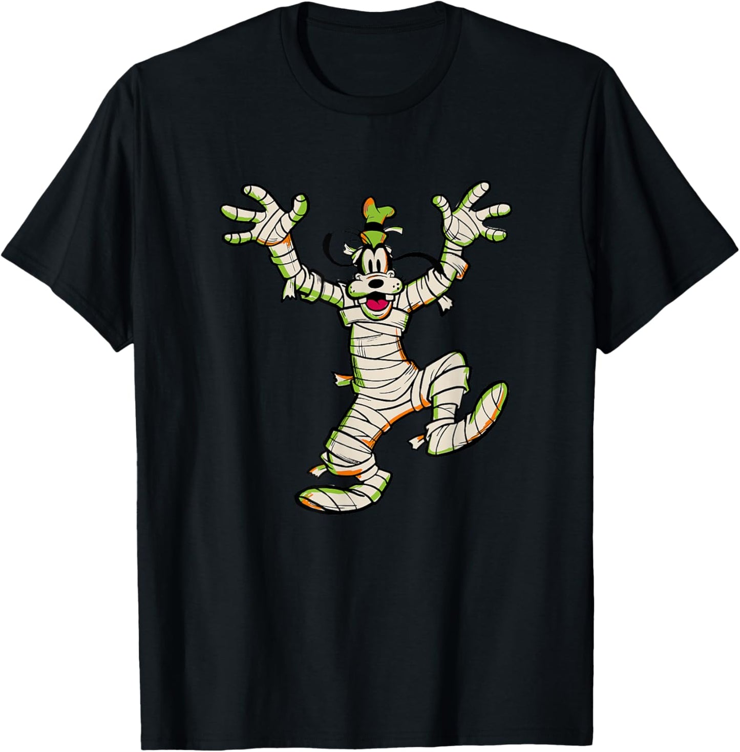 Disney Mickey and Friends Halloween Goofy Mummy Costume T-Shirt - T-Shirt | Black