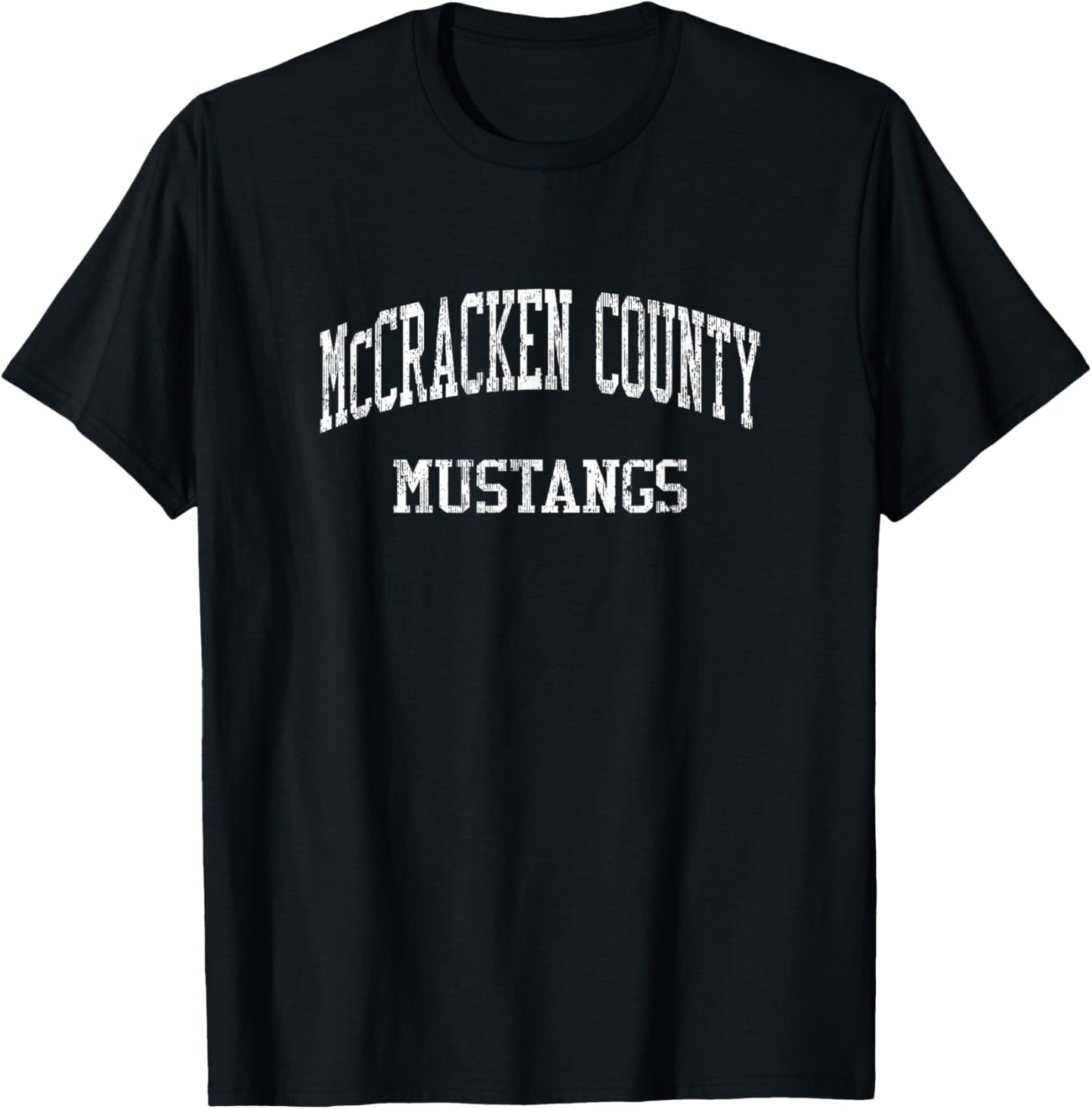 Mccracken County High School HS Paducah KY Vintage Sports T-Shirt - T-Shirt | Black