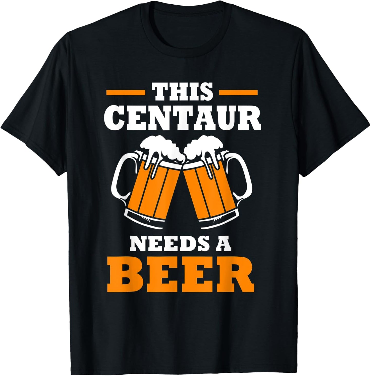 This Centaur Needs A Beer Funny Centaur T-Shirt - T-Shirt | Black