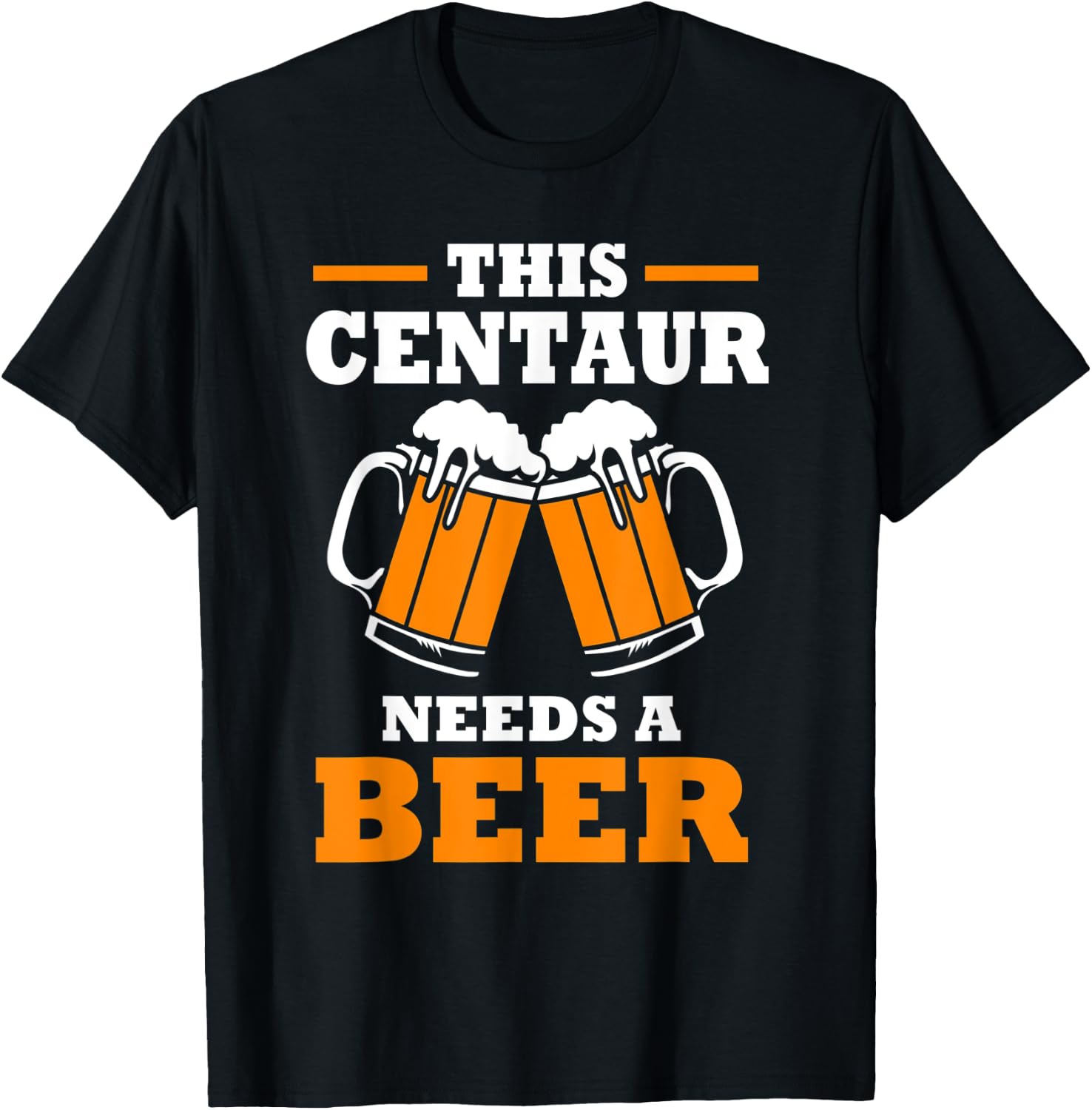 This Centaur Needs A Beer Funny Centaur T-Shirt - T-Shirt | Black