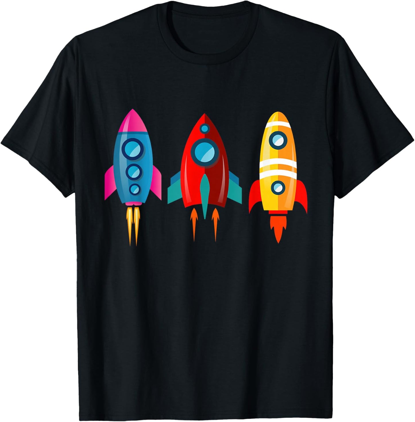 Kosmos Universe Astronaut T-Shirt - T-Shirt | Black