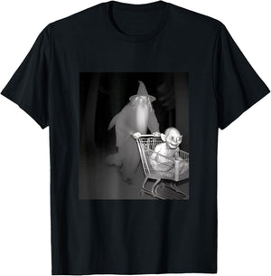 Funny L O T. R Gan dolf wizard shopping cart smeag funny T-Shirt - T-Shirt | Black