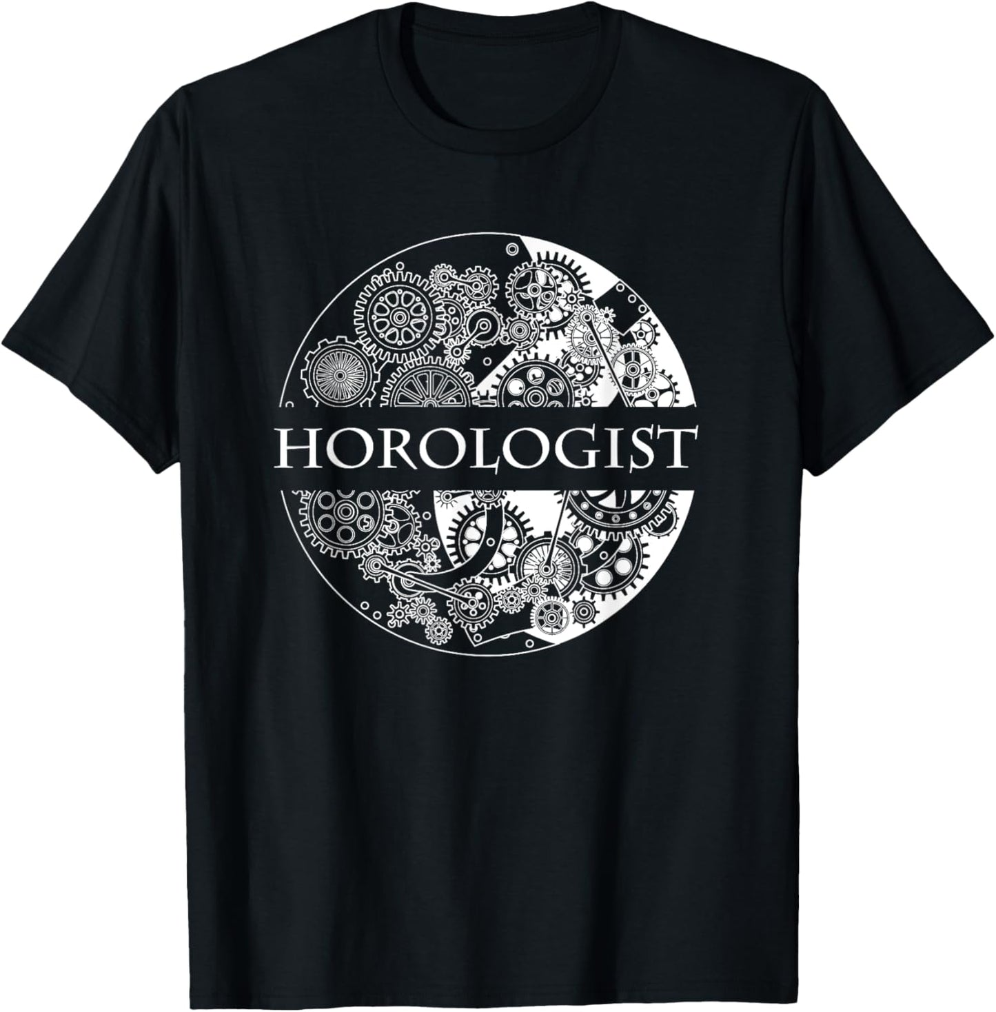 Horologist Watchmaker Horology Watch Movement T-Shirt - T-Shirt | Black