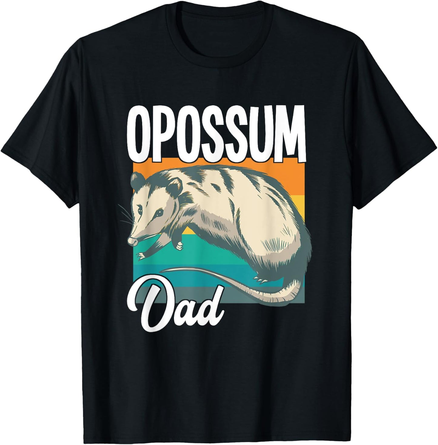Opossum Dad T-Shirt - T-Shirt | Black