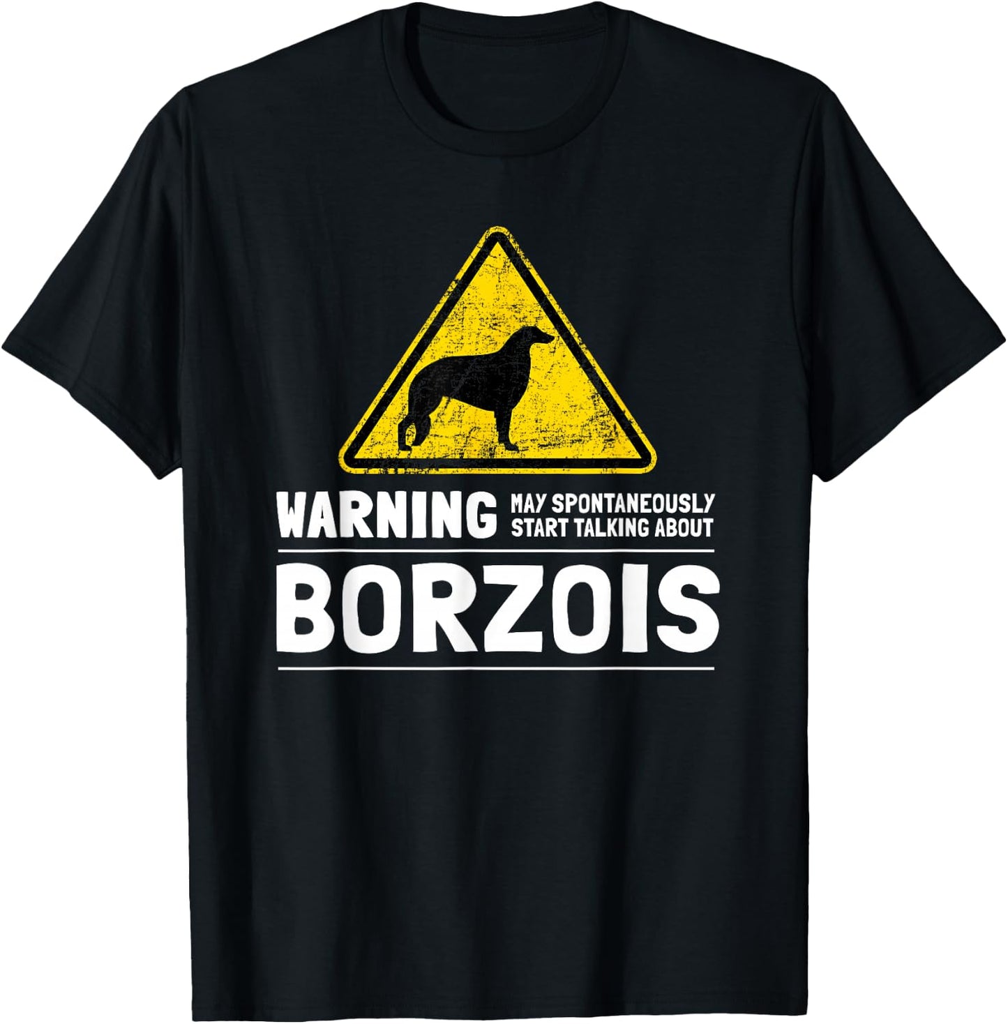 Borzoi T-Shirt - T-Shirt | Black
