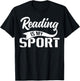 Reading Is My Sport T-Shirt - T-Shirt | Black