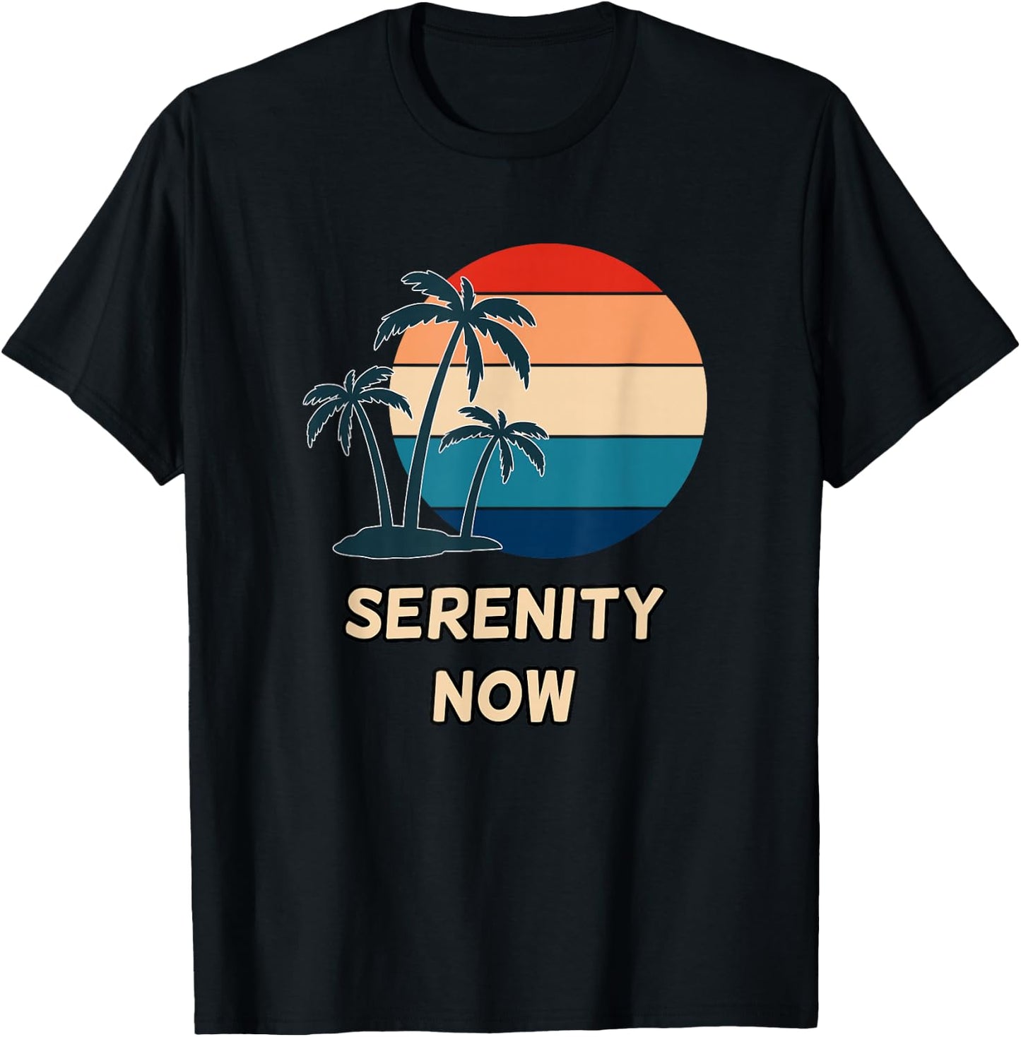 TV Fandom Clothing Express Co -Adults Black Small Serenity Now T-Shirt - T-Shirt | Black