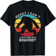 I have Plans With Yeti Sasquatch Men Kids Bigfoot T-Shirt - T-Shirt | Black