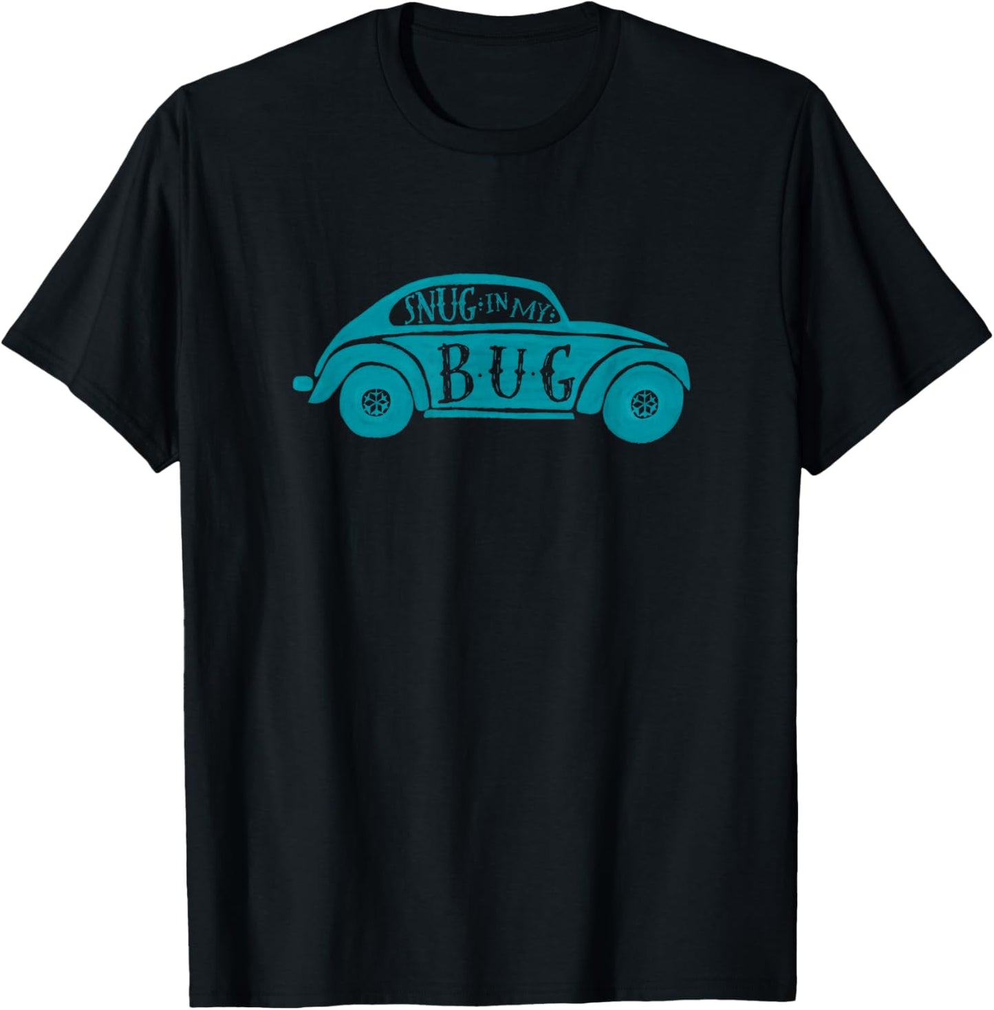 Volkswagen Beetle Snug in My Bug T-Shirt - T-Shirt | Black